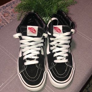 Vans high top suede sneaker